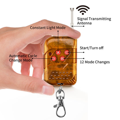 Wireless LED Car Strobe Flash Warn Emergency Light DC Truck And Trailer Modification Accessory 1