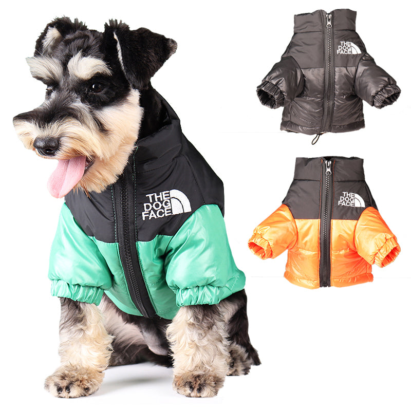 French Bulldog Winter Jacket, Large Puppy Warm Windproof Coat, Reflective Dog Clothes, Small Medium Pet Outfit