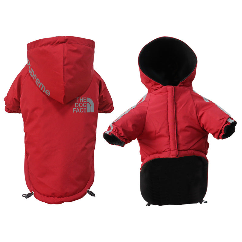 Reflective Pet Coat Waterproof Dogs Clothes Warm Fleece Winter Dog Jacket Puppy Raincoat Chihuahua  6