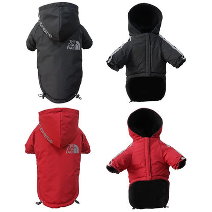 Reflective Pet Coat Waterproof Dogs Clothes Warm Fleece Winter Dog Jacket Puppy Raincoat Chihuahua  4