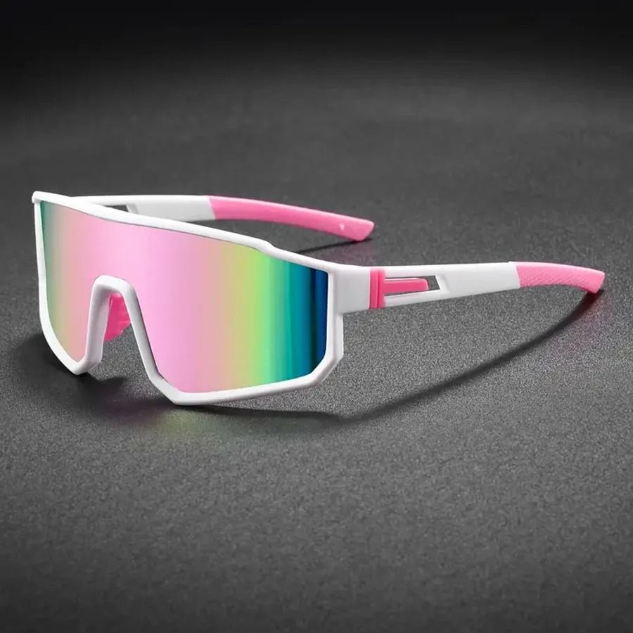 Mens Oversized Cycling Sunglasses Windproof UV Protection Sports Glasses For Outdoor Riding 3