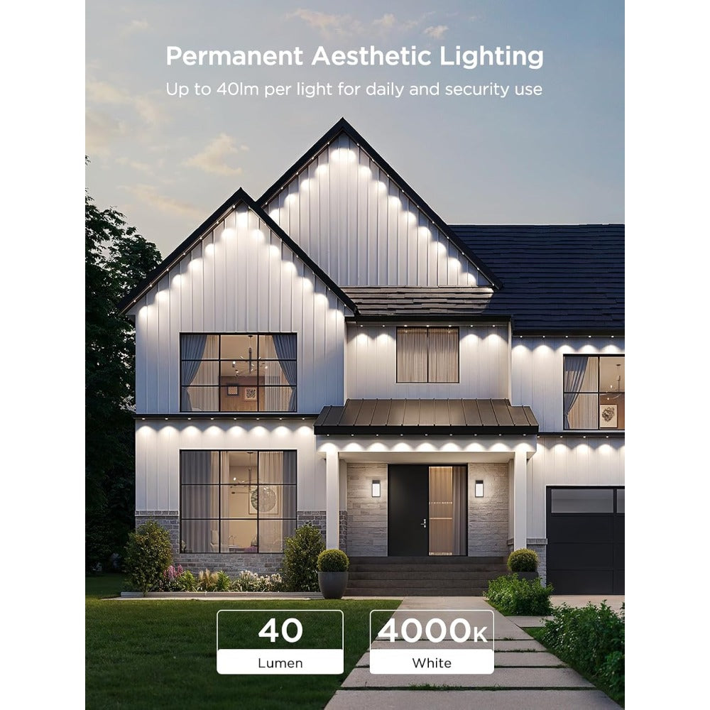 Permanent Outdoor Lights, Waterproof, Works with Alexa, Google Assistant, Dynamic Modes