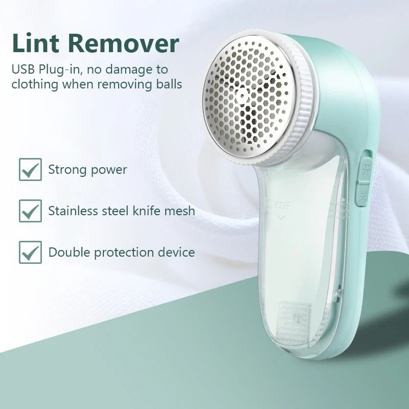 Electric Lint Remover Fabric Shaver with USB Power for Clothes and Furniture