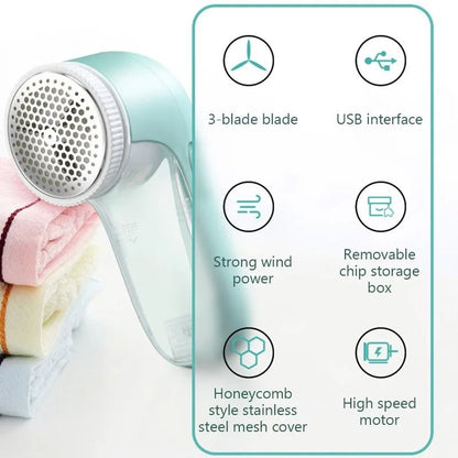Electric Lint Remover Fabric Shaver With USB Power For Clothes And Furniture 6
