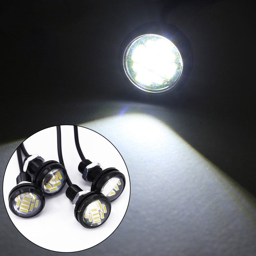 12V 15W LED Auto DRL Lights White Daytime Running Lamp Car Reversing Parking Signal Light 1