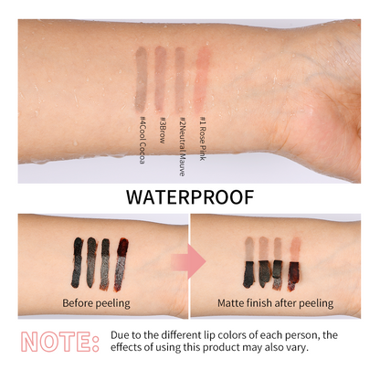 Peel Off Enhance Lip Liner Highly Pigmented Matte Lip Tattoo Long Lasting Lip Stain Waterproof Tran 3