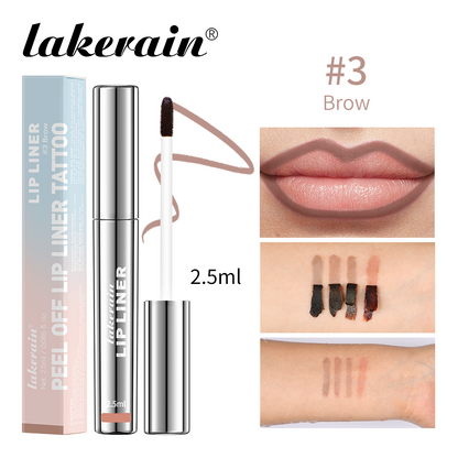 Peel Off Enhance Lip Liner Highly Pigmented Matte Lip Tattoo Long Lasting Lip Stain Waterproof Tran 7