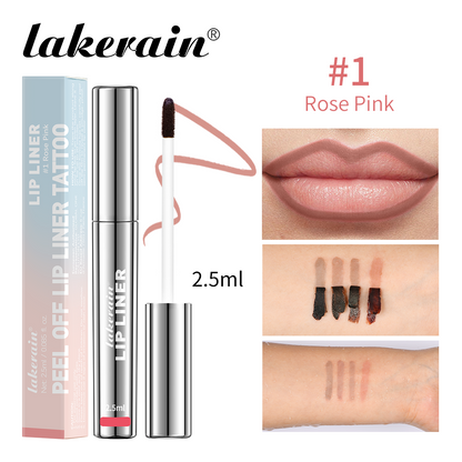 Peel Off Enhance Lip Liner Highly Pigmented Matte Lip Tattoo Long Lasting Lip Stain Waterproof Tran 9