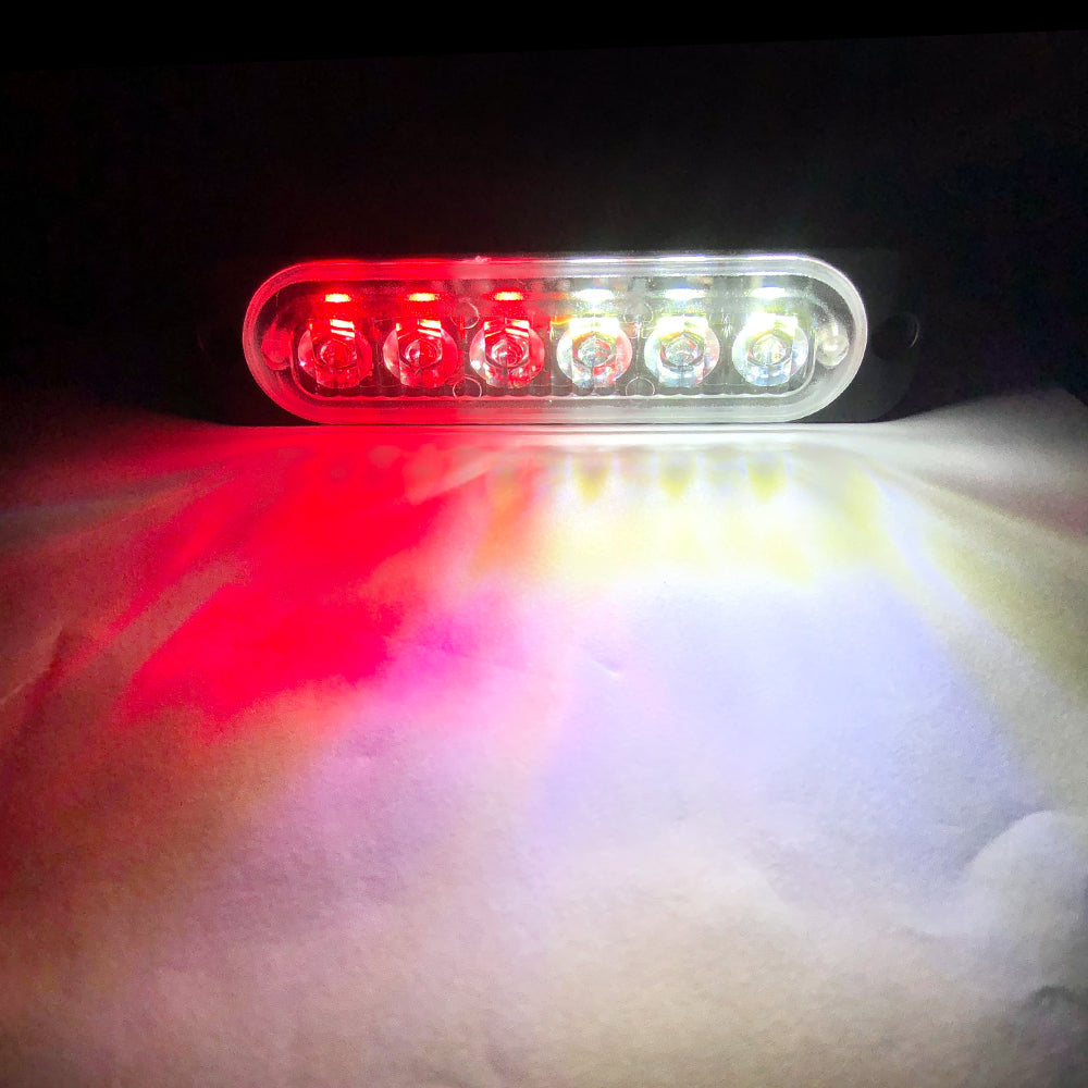 Car Emergency LED Strobe Light Truck Flashing Grille Lights Police Warn Light LED Strobe Bar 6