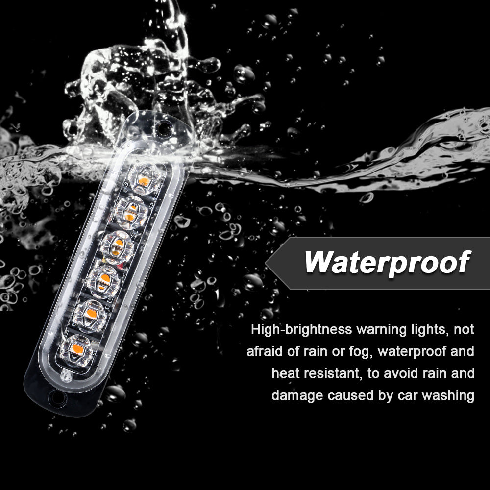 Car Emergency LED Strobe Light Truck Flashing Grille Lights Police Warn Light LED Strobe Bar 2