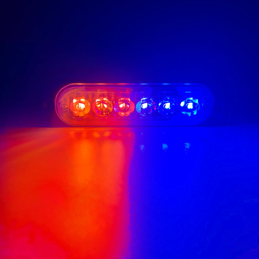 Car Emergency LED Strobe Light Truck Flashing Grille Lights Police Warn Light LED Strobe Bar 8