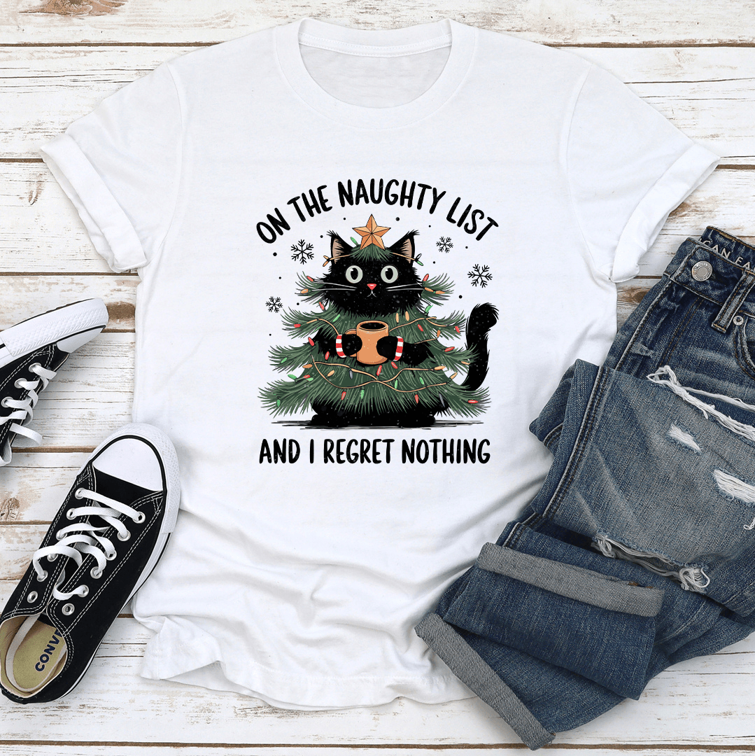 On The Naughty List Tee 2