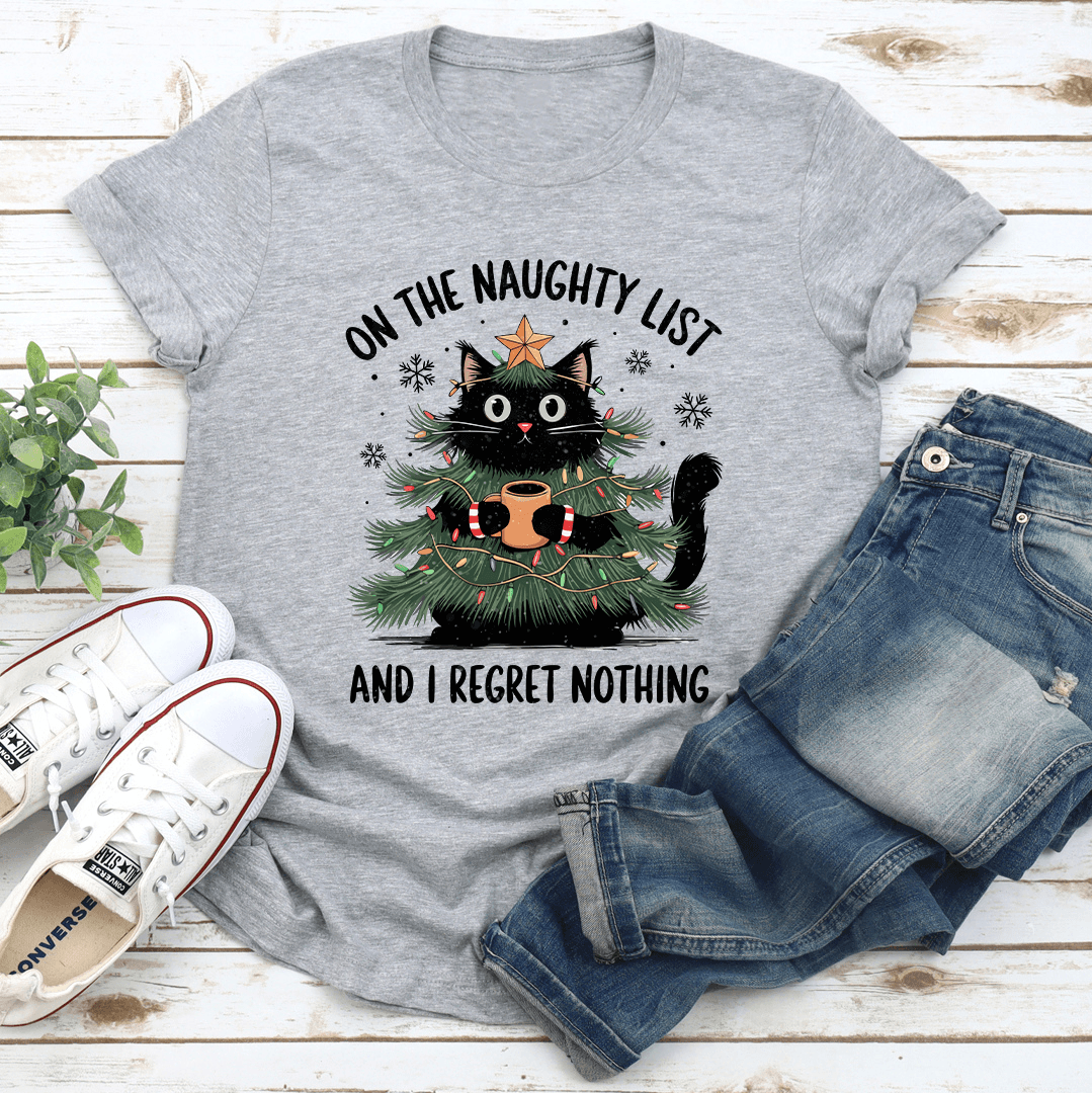 On The Naughty List Tee 3