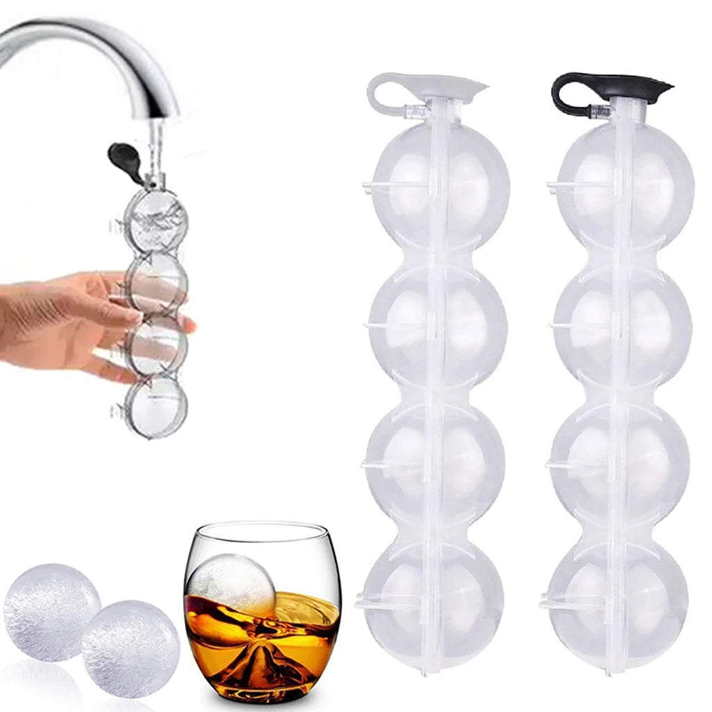 Large Ice Mould Round Ice Ball Maker Ice Cube Tray Box For DIY Home Bar Cocktail Sphere Ice Shape M 1