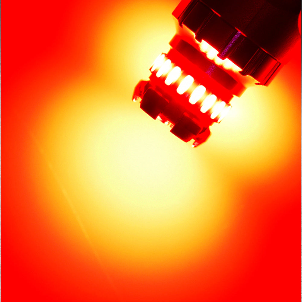 AUXITO LED Red Bulbs White Yellow Car Lights Brake Light Reverse Lamp DRL 6