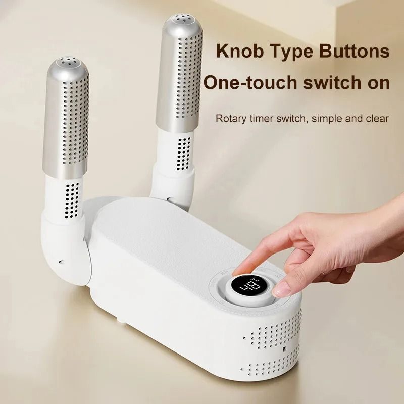 Foldable Shoe Dryer With Constant Temperature Heating And Timer Control 3
