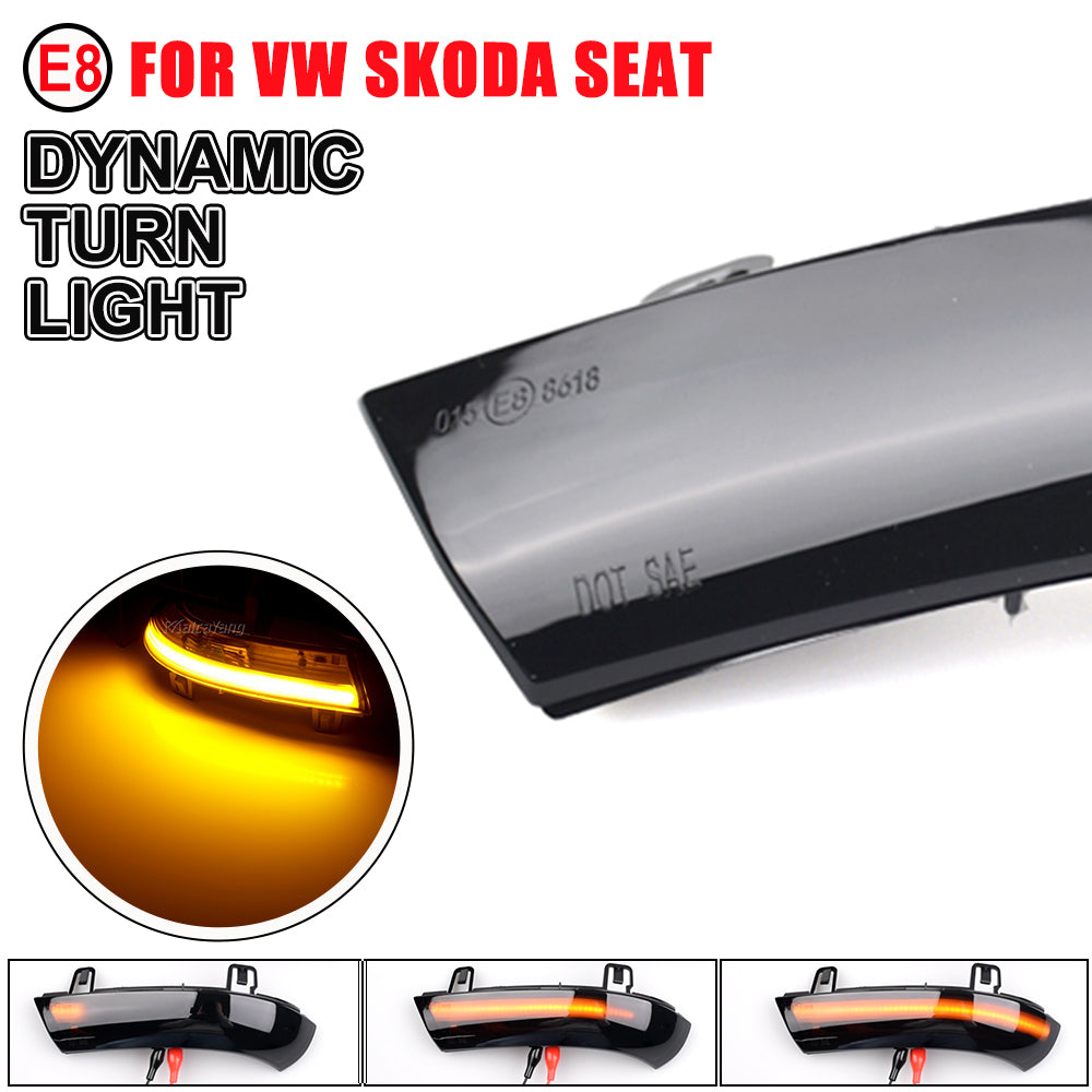 VW Passat Jetta MK5 GTI V Sharan LED Dynamic Flowing Water Turn Signal Light 3