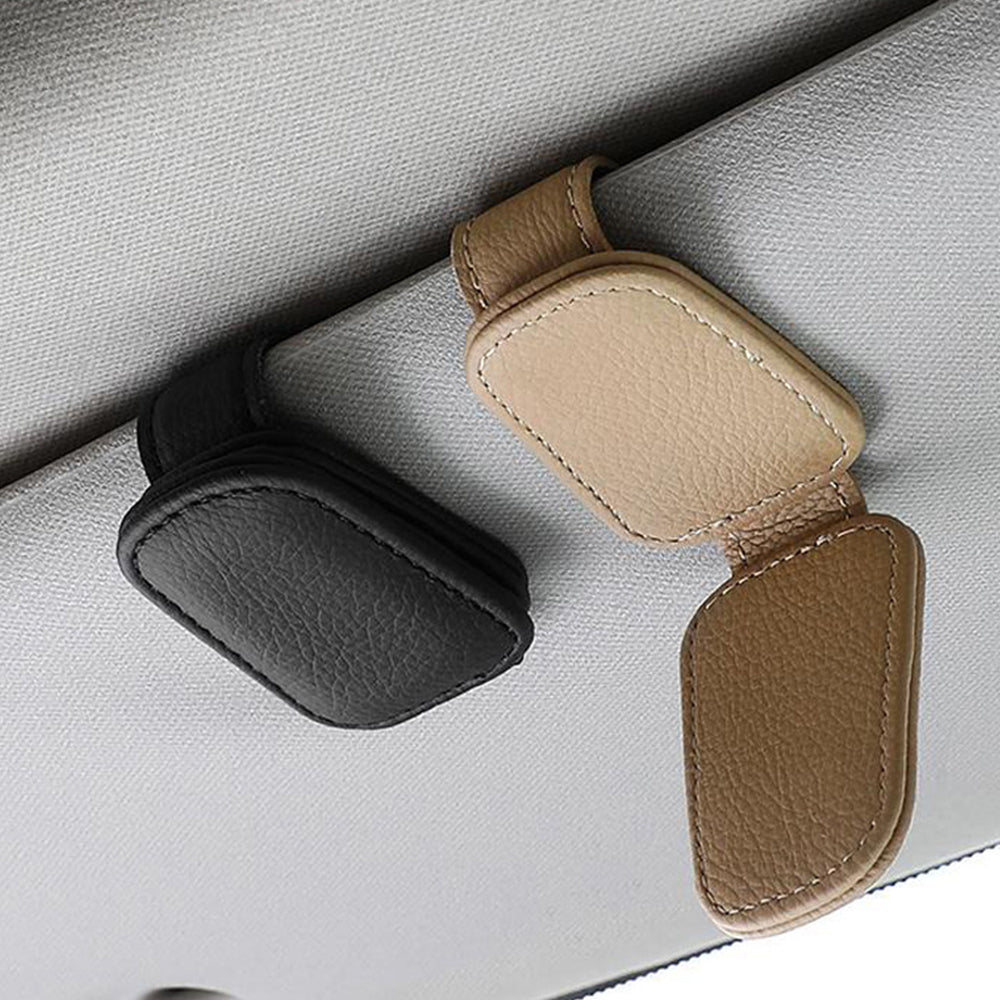 Sun Visor Car Accessories, Universal Sunglasses Clip, Pen Holder, Card Ticket Organizer, Eyeglasses Fastener