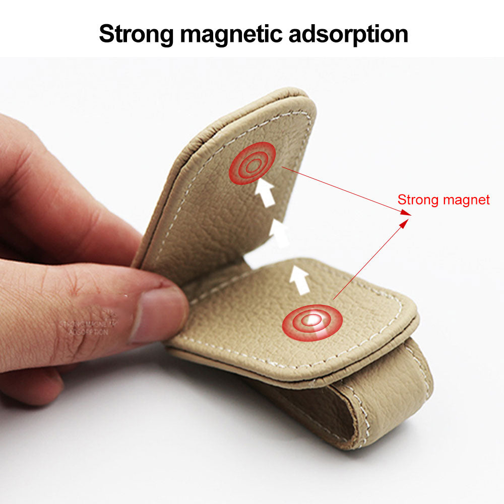 Sun Visor Car Accessories, Universal Sunglasses Clip, Pen Holder, Card Ticket Organizer, Eyeglasses Fastener