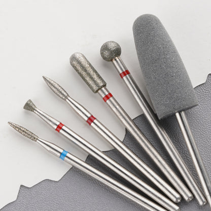 Electric Manicure Set, Diamond Sand Nail Files, Polishing Bit, Nail Grinding Head for Removing Acrylic Cuticles