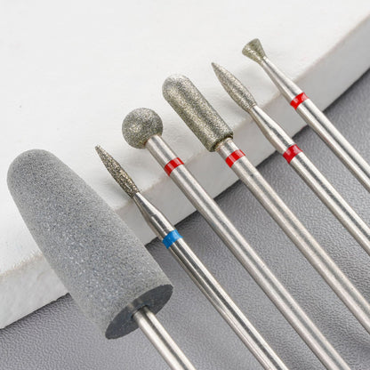 Electric Manicure Set, Diamond Sand Nail Files, Polishing Bit, Nail Grinding Head for Removing Acrylic Cuticles