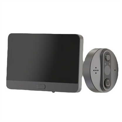 Wifi Door Bell Smart Life Tuya Eye Peephole Camera PIR Motion Detector IR Digital Viewer Battery 1