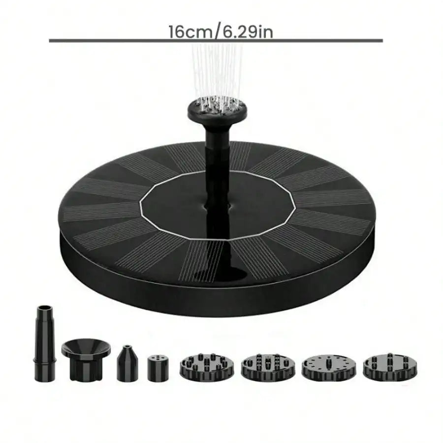 New Mini Solar Water Fountain Outdoor Pond Waterfall Fountain Garden Supplies Solar Powered Bird Ba 4