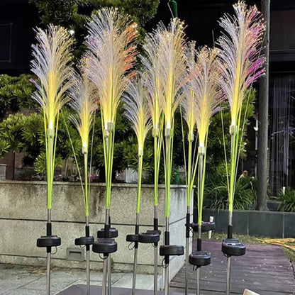 Solar Power Light Outdoor LED Garden Reed Lamp Waterproof Lawn Light Path Lighting Decor Yard Chris 2