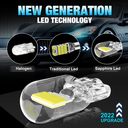 LED Bulb CANBUS No Error Car Interior Dome Map Light White Amber Red 2