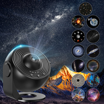 Planetarium Star Projector, Galaxy Projector, Solar System Night Light, Realistic Starry Sky Constellation Moon Lamp