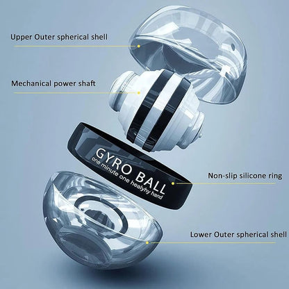 Self Starting Wrist Gyro Ball Power Trainer Forearm Strengthener 3
