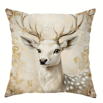 Santa Claus Reindeer Pillow Cover Christmas Decoration Cushion Christmas Tree Sofa Pillowcase Cozy  6