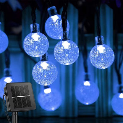 Solar Crystal Globe String Lights  200 LED Waterproof Solar Fairy Lights For Garden  Outdoor Decor 7