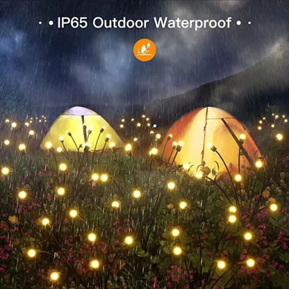 Solar Firefly Swaying Garden Lights  Solar Outdoor LED Decorative Pathway  Patio Lighting 14 Pack 5