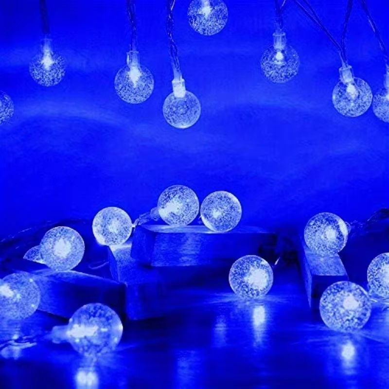 USBBattery Crystal Globe String Lights  Decorative Outdoor Waterproof Fairy Lighting 102040 LED 4
