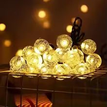 USBBattery Crystal Globe String Lights  Decorative Outdoor Waterproof Fairy Lighting 102040 LED 6