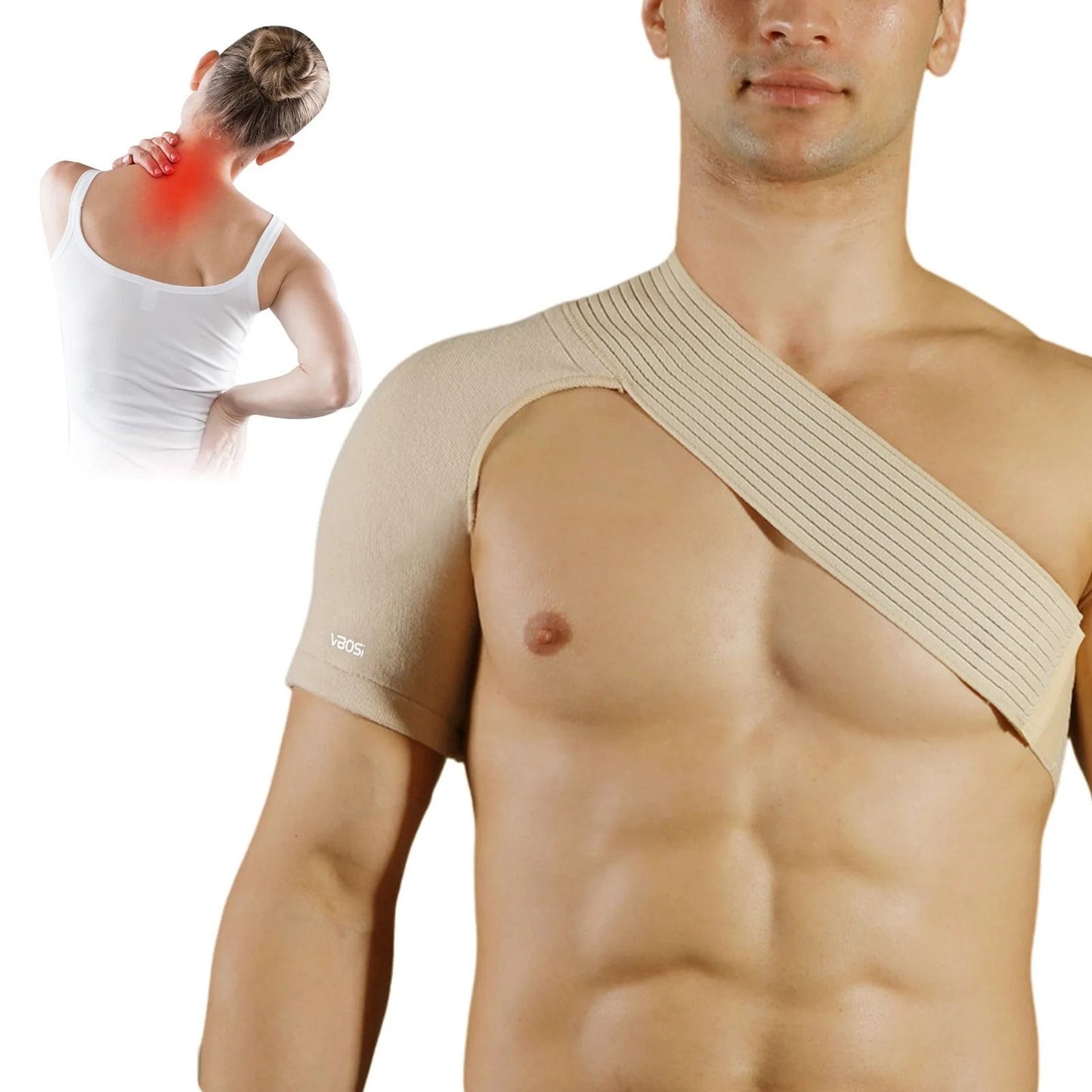 Sports Compression Shoulder Strap Breathable Support Brace