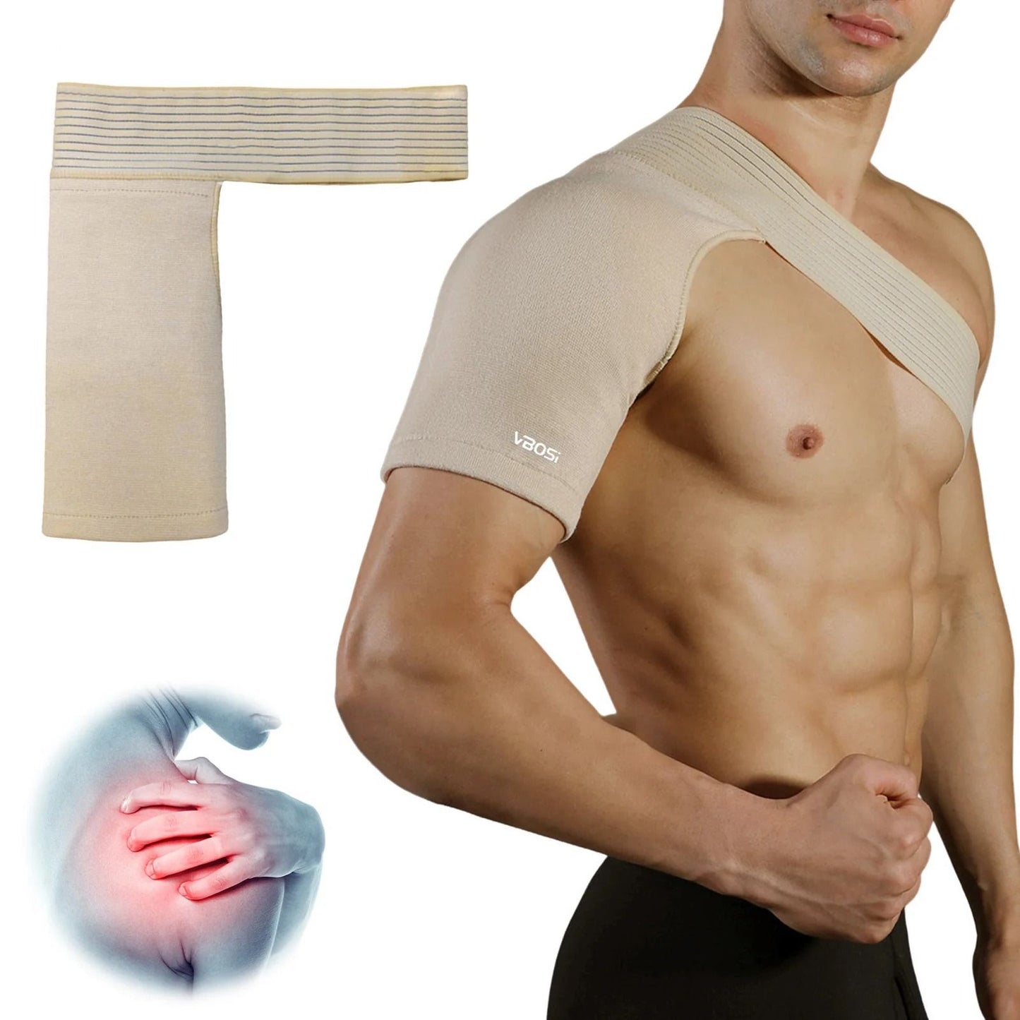Sports Compression Shoulder Strap Breathable Support Brace 1