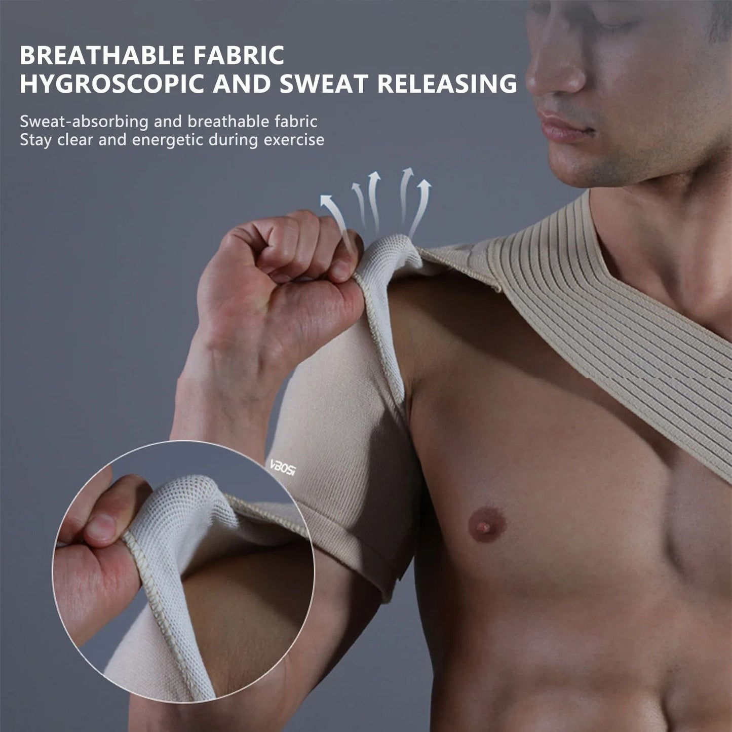 Sports Compression Shoulder Strap Breathable Support Brace 4