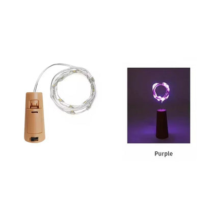 Bottle Cork Fairy Lights  Copper Wire Wine Bottle String LED Lights For Party  Holiday Decor 13