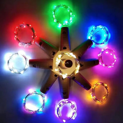 Bottle Cork Fairy Lights  Copper Wire Wine Bottle String LED Lights For Party  Holiday Decor 4