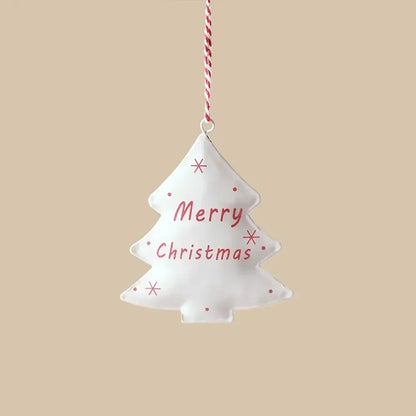 Christmas Hanging Decoration Nordic Angel Cartoon Soldiers Ornaments Double Sided Iron Art Tree Dro 7