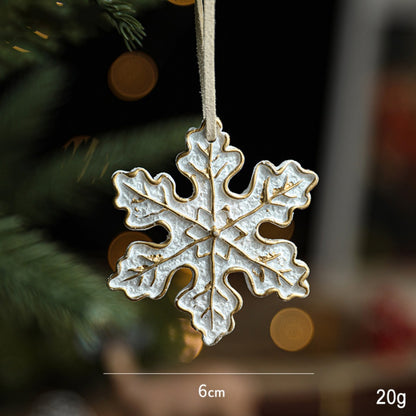 Christmas Hanging Decoration Nordic Angel Cartoon Soldiers Ornaments Double Sided Iron Art Tree Dro 14