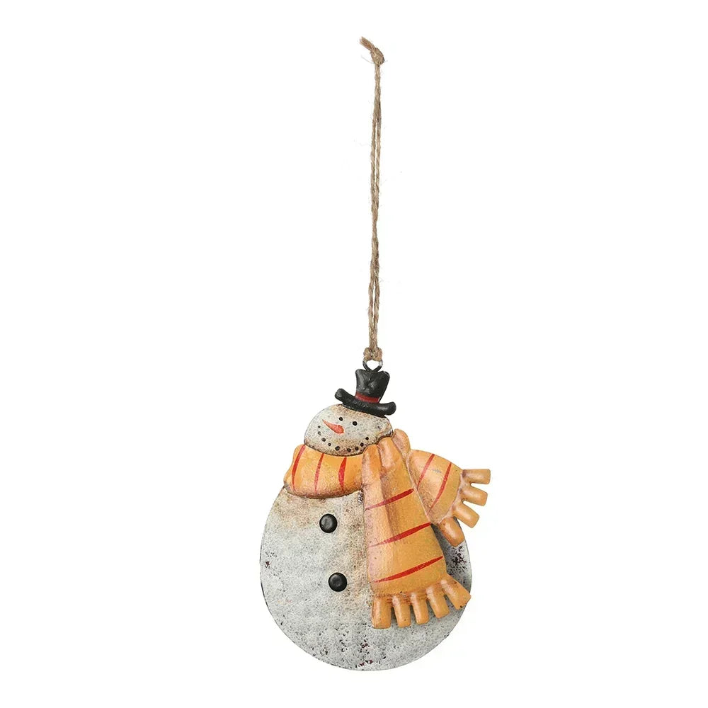 Christmas Hanging Decoration Nordic Angel Cartoon Soldiers Ornaments Double Sided Iron Art Tree Dro 17