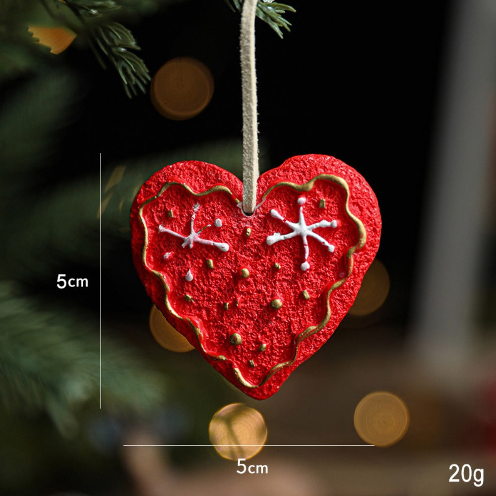Christmas Hanging Decoration Nordic Angel Cartoon Soldiers Ornaments Double Sided Iron Art Tree Dro 19