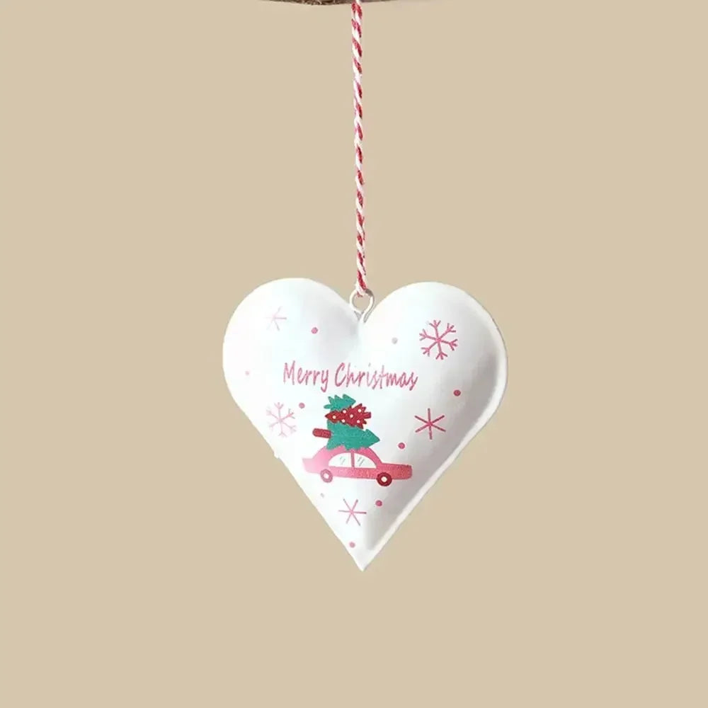 Christmas Hanging Decoration Nordic Angel Cartoon Soldiers Ornaments Double Sided Iron Art Tree Dro 21