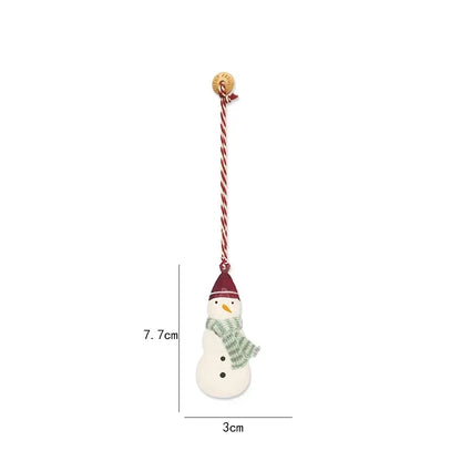 Christmas Hanging Decoration Nordic Angel Cartoon Soldiers Ornaments Double Sided Iron Art Tree Dro 37
