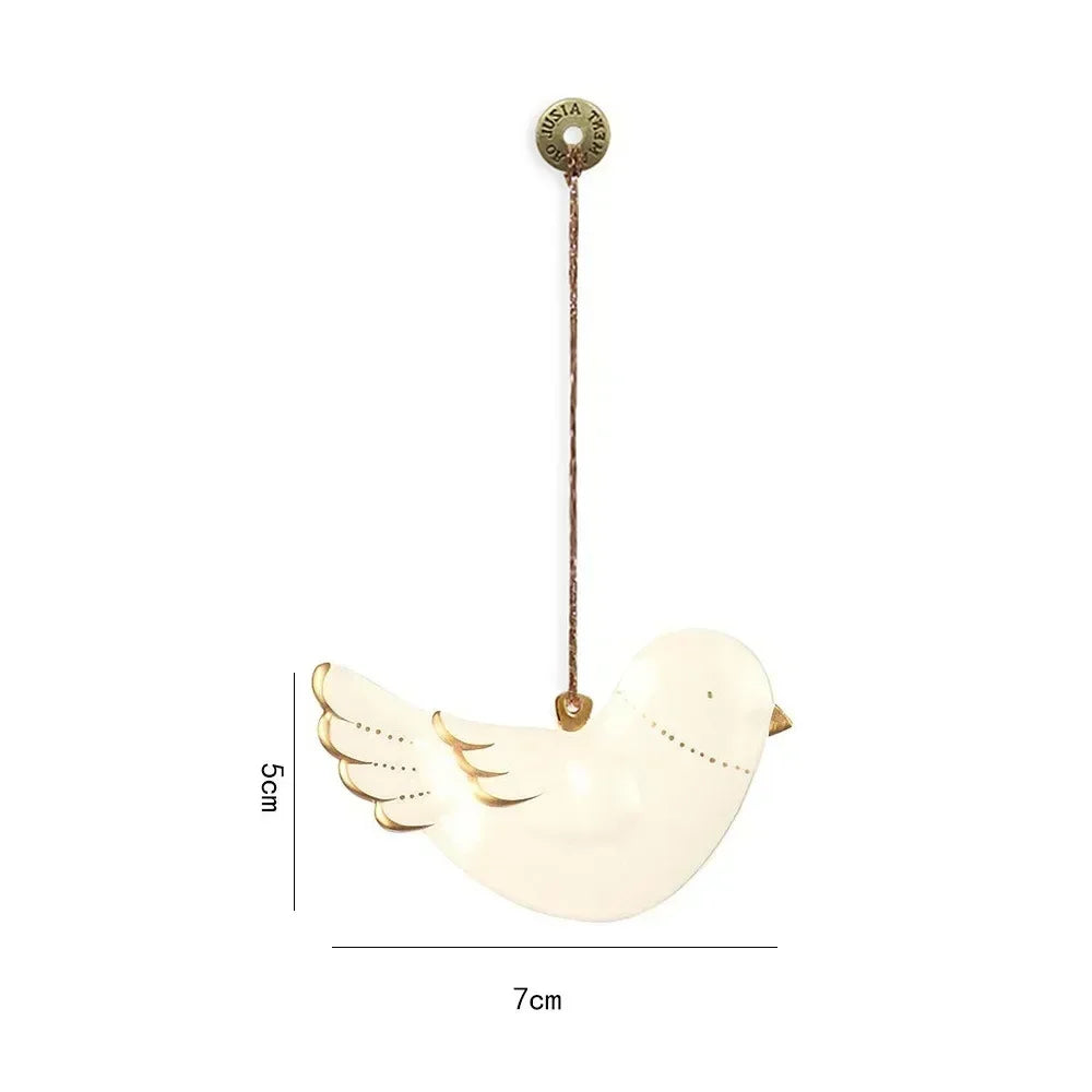Christmas Hanging Decoration Nordic Angel Cartoon Soldiers Ornaments Double Sided Iron Art Tree Dro 39