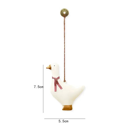 Christmas Hanging Decoration Nordic Angel Cartoon Soldiers Ornaments Double Sided Iron Art Tree Dro 40