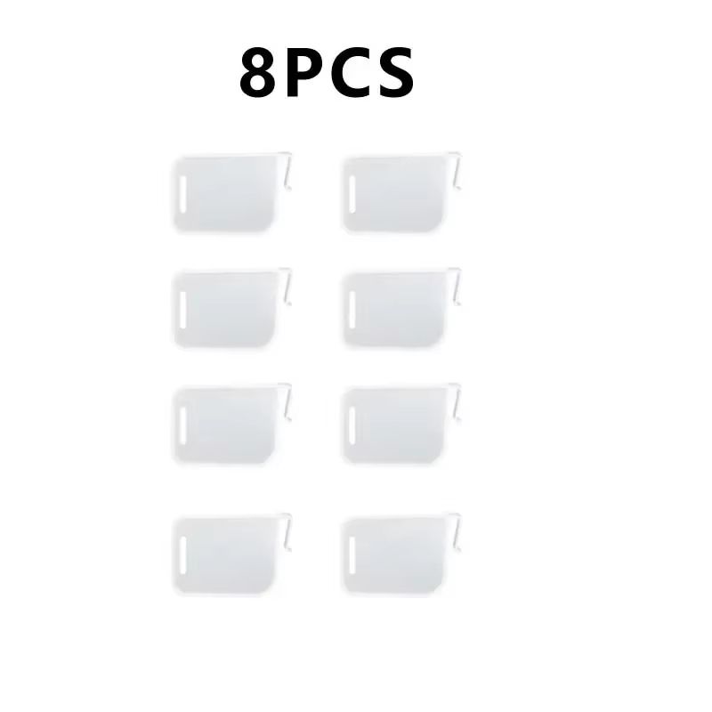 Refrigerator SnapOn Shelf Dividers 4Pack  Organiser Rack For Eggs Bottles  Kitchen Fridge Storage 10